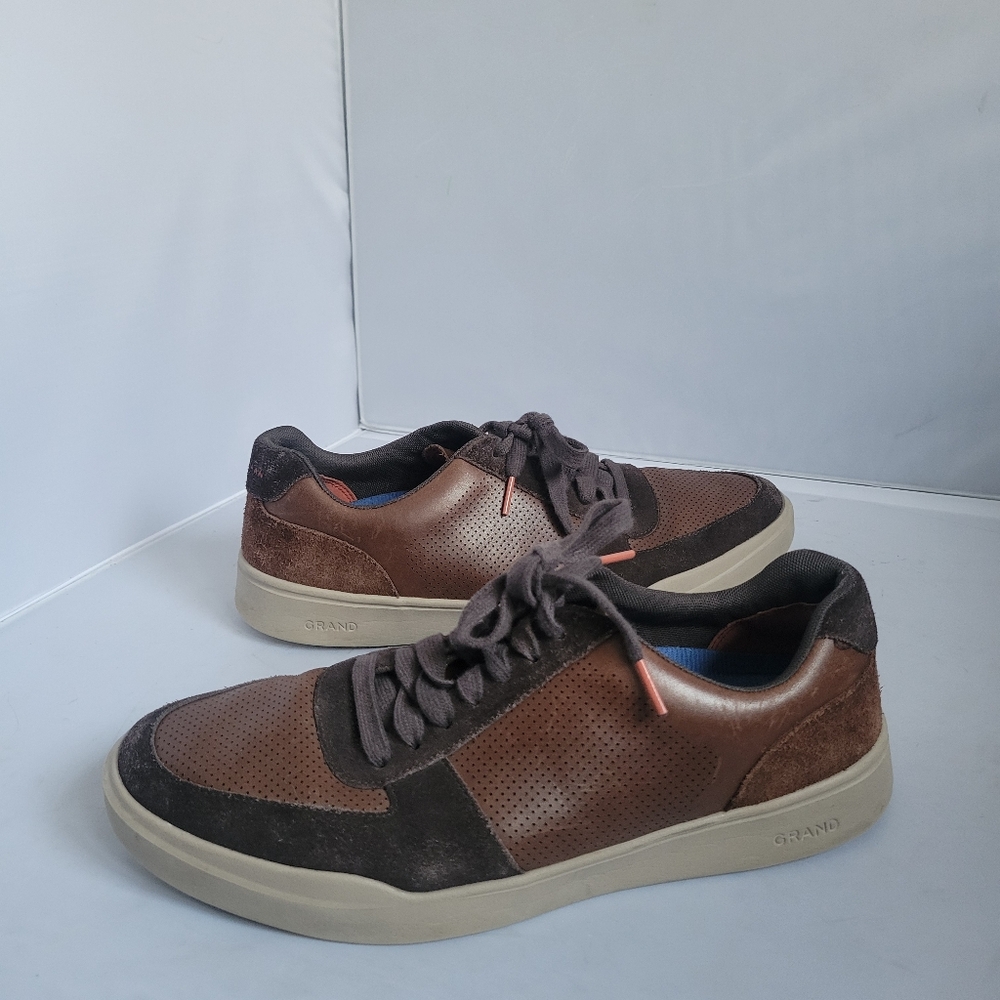 Cole Haan Grand Crosscourt Modern Tennis Sneakers Mens Size 11 Brown Shoes